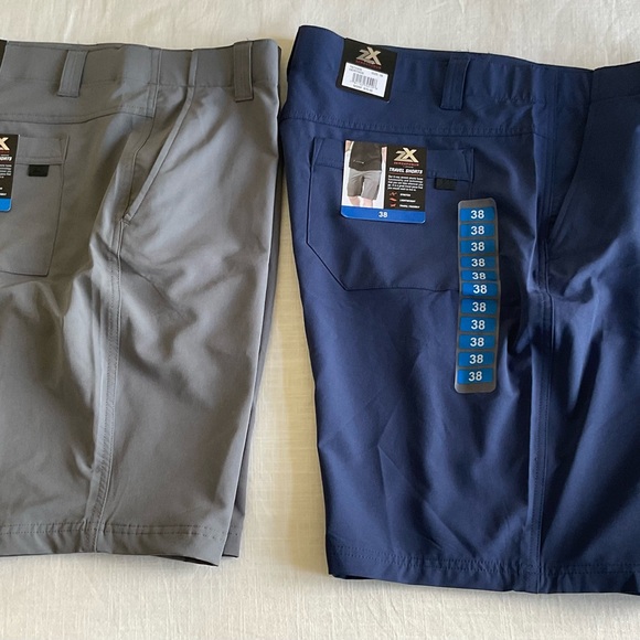 ZeroXposur Men's Shorts - Gray and Navy - Picture 1 of 2